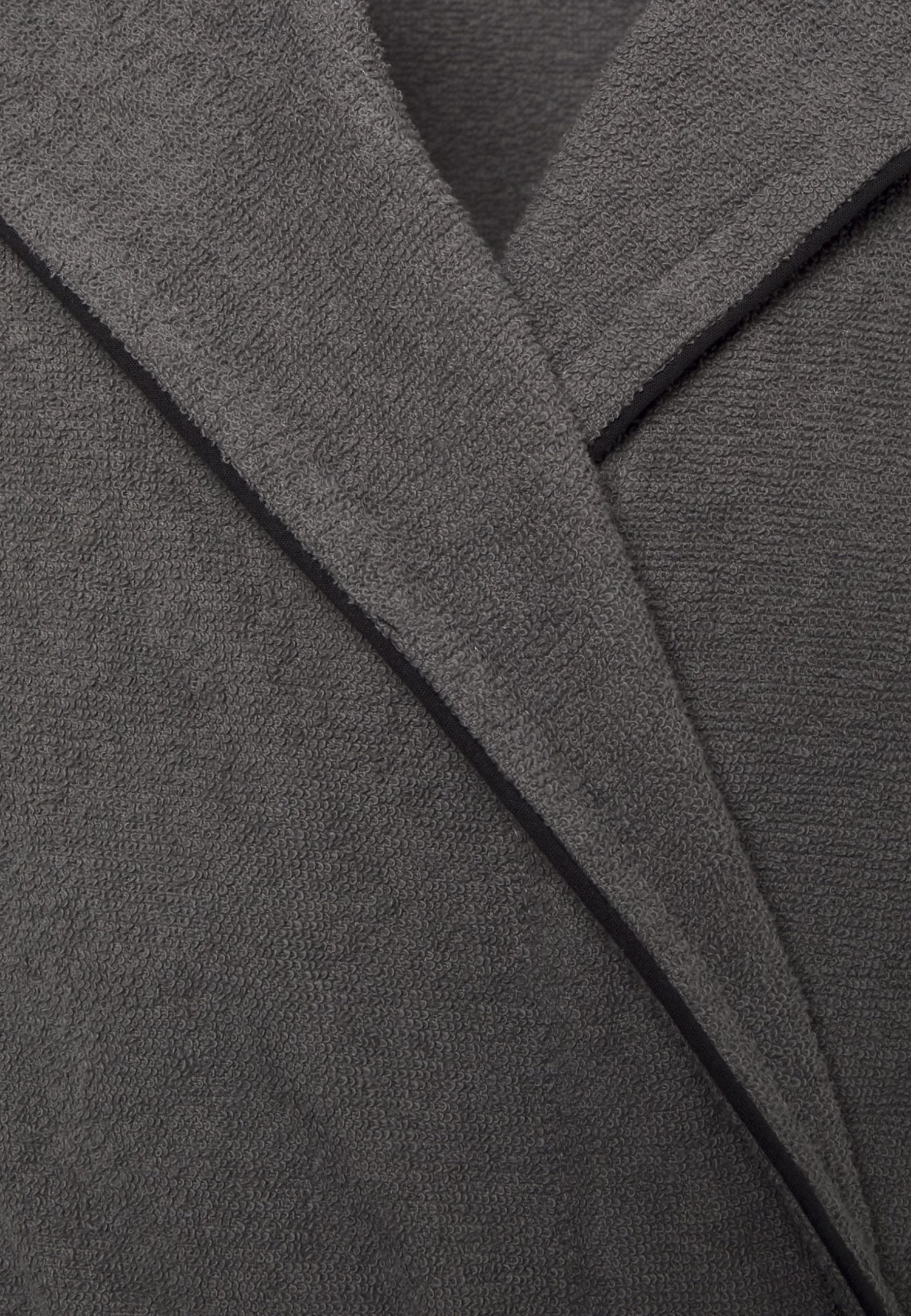 Pier One Dressing Gown - Dark Grey/Black 5 Pier One Dressing Gown - Dark Grey/Black - Image 3