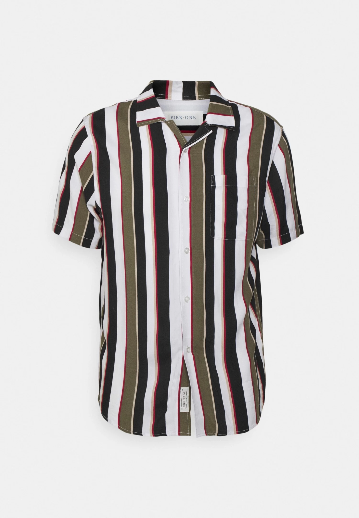 Pier One Shirt - Khaki/Dark Blue 3 Pier One Shirt - Khaki/Dark Blue