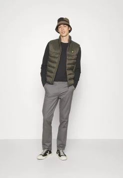 Pier One 5 Pack - Long Sleeved Top - White/Dark Green/Light Green/Black