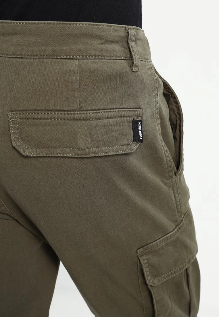 Pier One Cuffed Skinny Trouser- Cargo Trousers - Khaki 8 Pier One Cuffed Skinny Trouser- Cargo Trousers - Khaki - Image 6