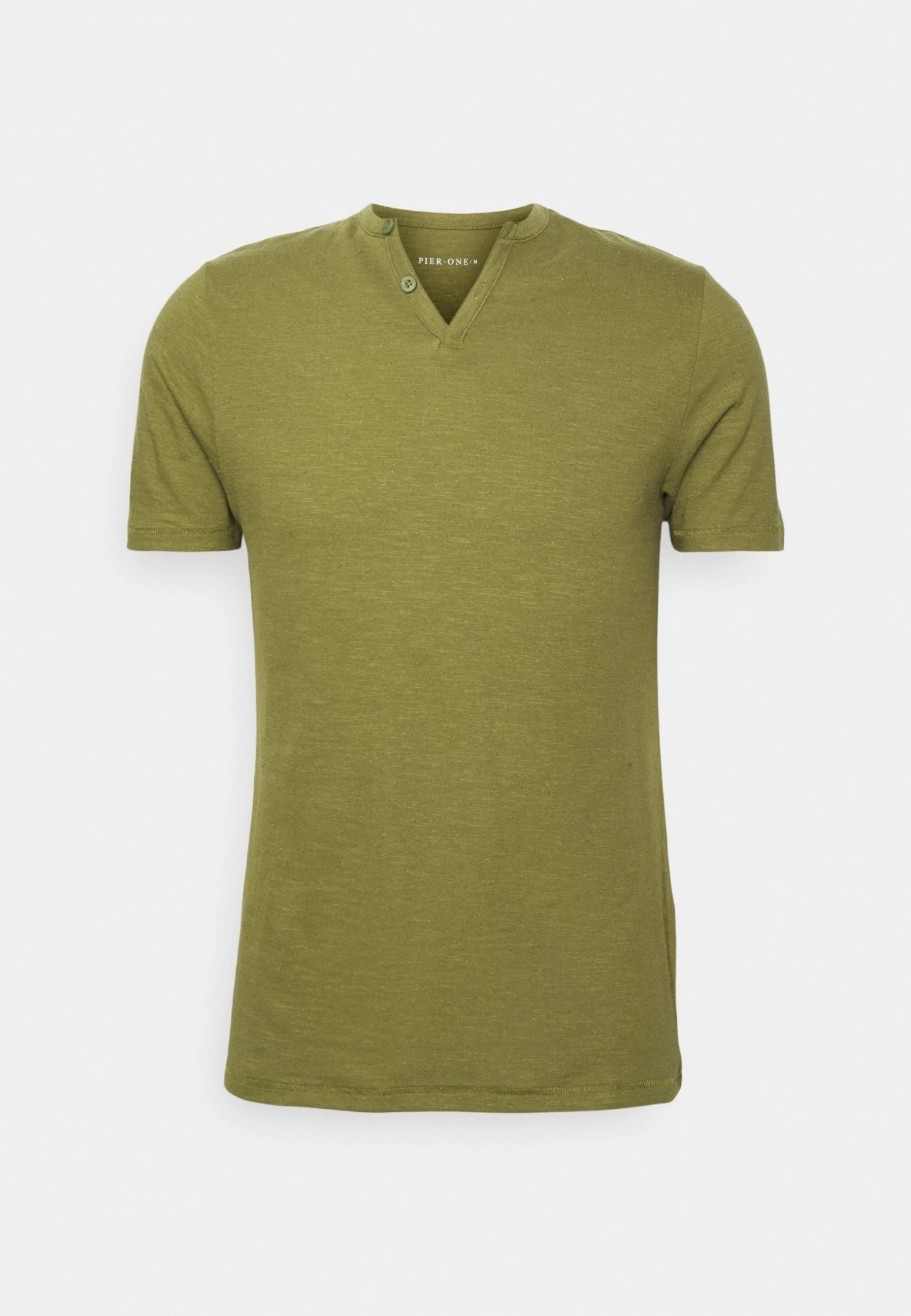 Pier One Basic T-Shirt - Green 6 Pier One Basic T-Shirt - Green - Image 4