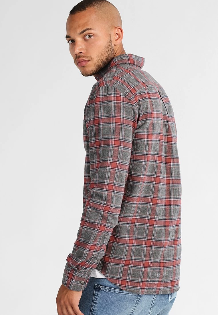 Pier One Shirt - Grey/Coral 5 Pier One Shirt - Grey/Coral - Image 3