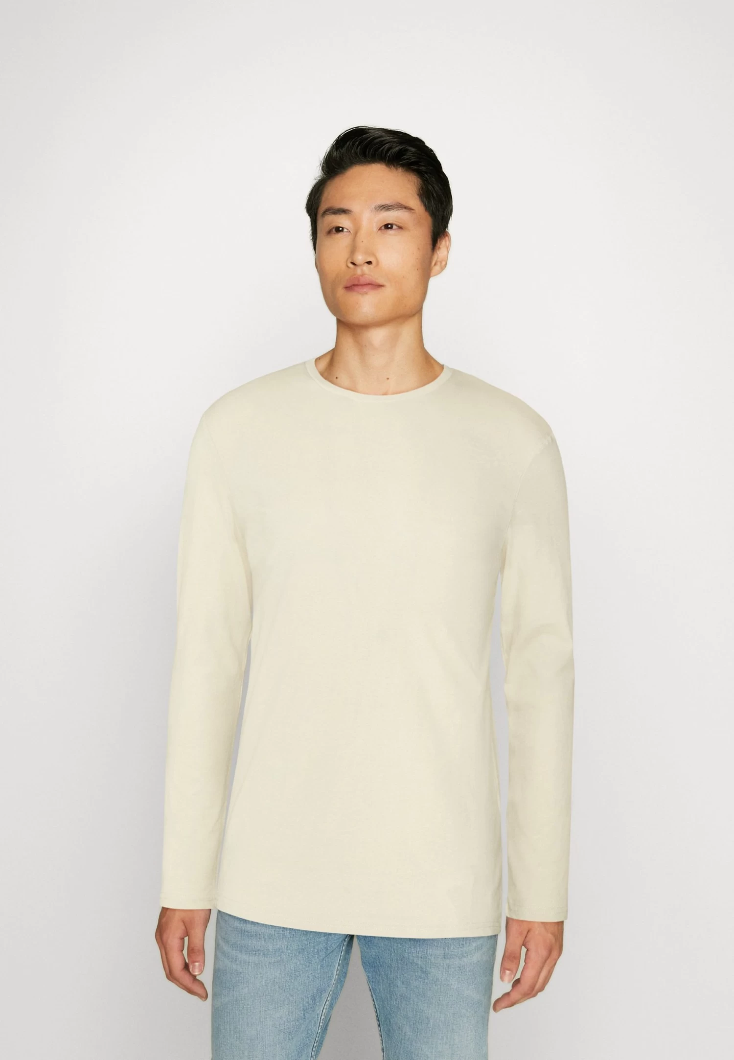 Pier One 2 Pack - Long Sleeved Top - Off-White/Dark Green 6 Pier One 2 Pack - Long Sleeved Top - Off-White/Dark Green - Image 4