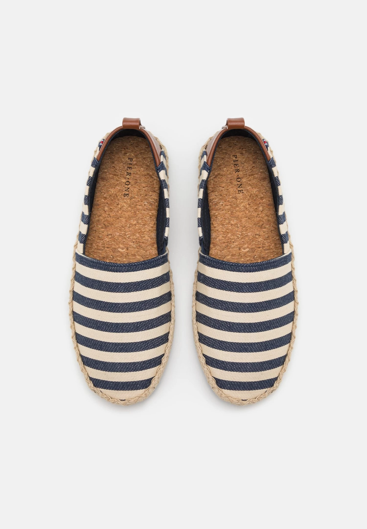 Pier One Unisex - Espadrilles - Dark Blue/White 6 Pier One Unisex - Espadrilles - Dark Blue/White - Image 4