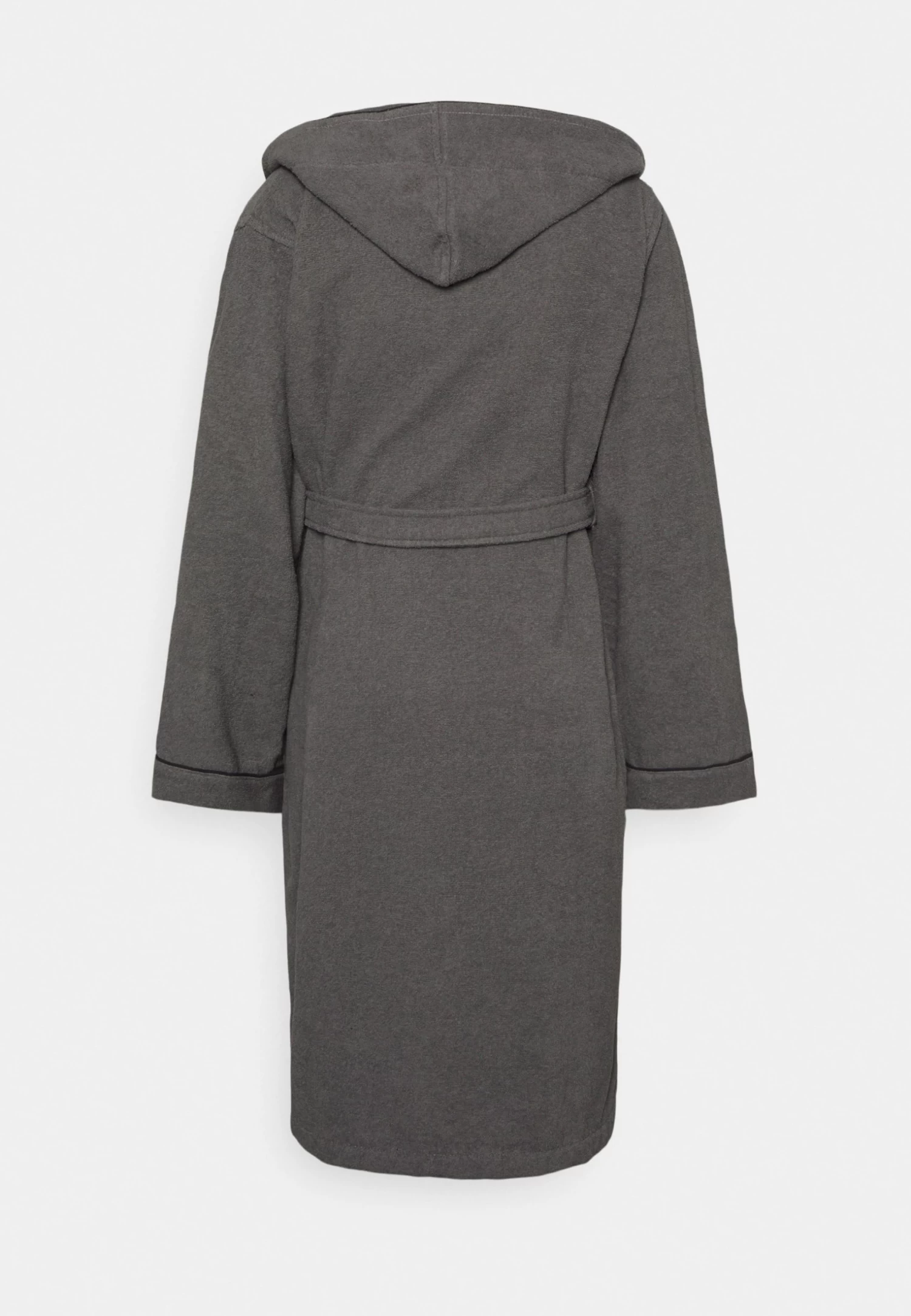 Pier One Dressing Gown - Dark Grey/Black 4 Pier One Dressing Gown - Dark Grey/Black - Image 2