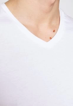 Pier One 5 Pack - Basic T-Shirt - White/Black -Pier One 6691eed18f294fd9bcc5233afdb8ca0f