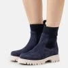 Pier One Leather - Platform Ankle Boots - Dark Blue 2 Pier One Leather - Platform Ankle Boots - Dark Blue -Pier One 6695cf34bc6544ca9156ba3064e19c26