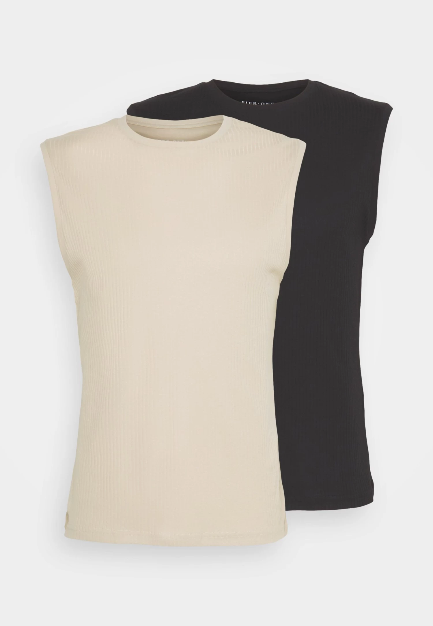 Pier One 2 Pack - Top -Black/Beige 7 Pier One 2 Pack - Top -Black/Beige - Image 5