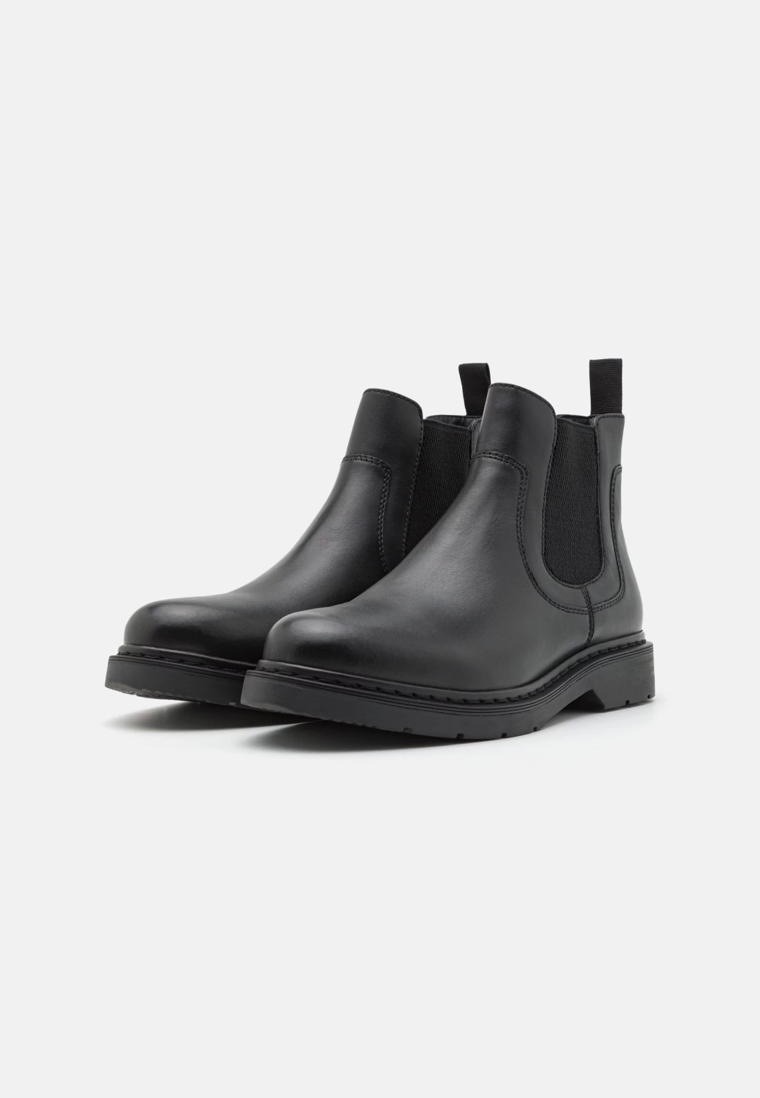 Pier One Leather - Classic Ankle Boots - Black 4 Pier One Leather - Classic Ankle Boots - Black - Image 2