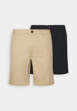 Pier One 2 Pack - Shorts - Tan/Black 12 Pier One 2 Pack - Shorts - Tan/Black -Pier One 6d9aaab23c01455689a1f97d308c1dcf