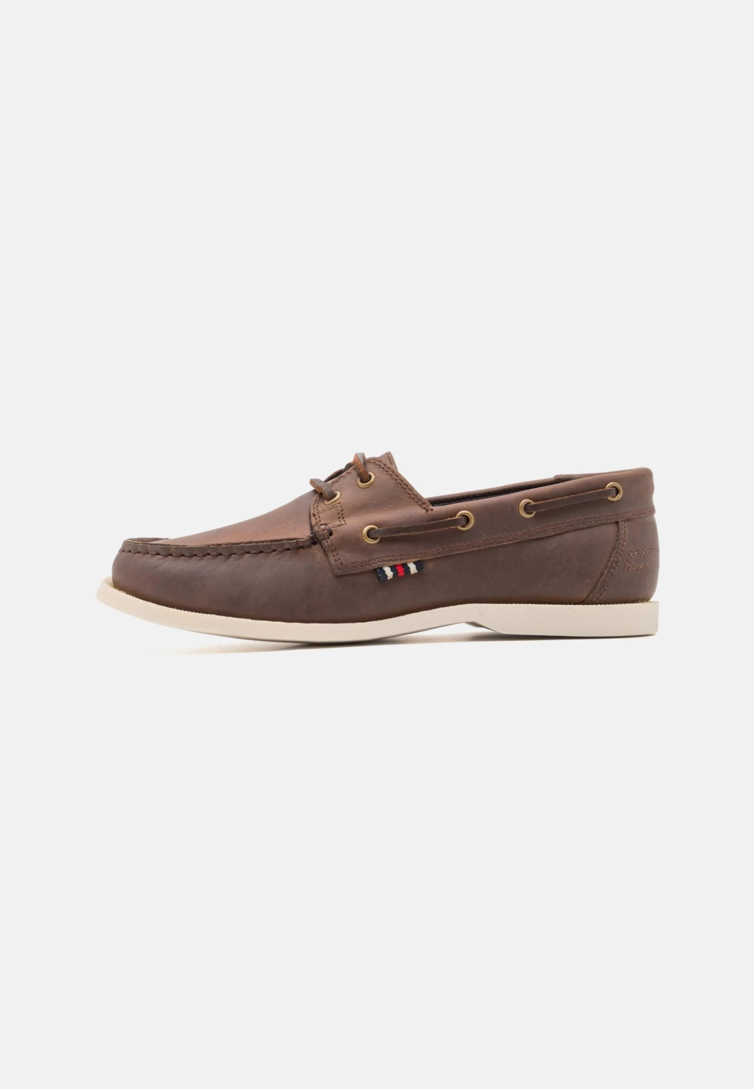 Pier One Leather Unisex - Boat Shoes - Brown 3 Pier One Leather Unisex - Boat Shoes - Brown