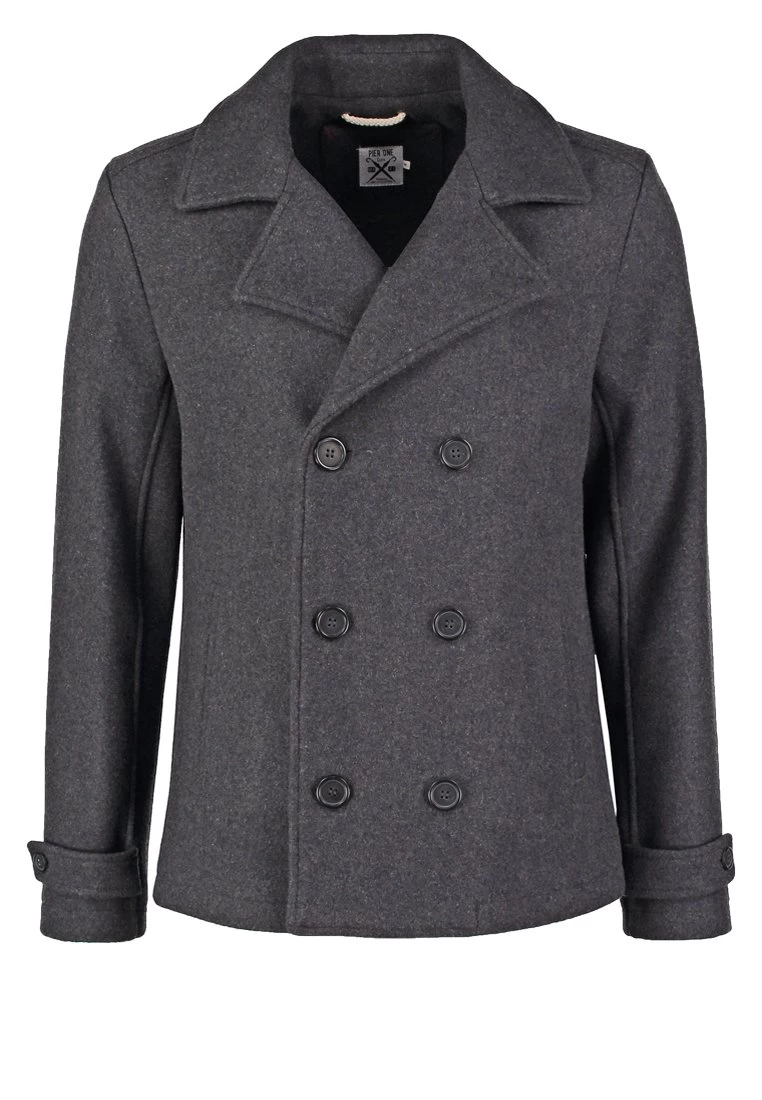 Pier One Short Coat - Dark Grey 9 Pier One Short Coat - Dark Grey - Image 7