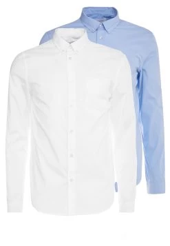Pier One 2 Pack - Formal Shirt - White/Light Blue -Pier One 71d6edb91cac4bc5aa9b2a07563069b2