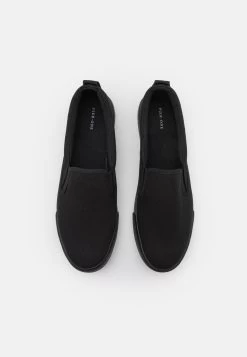 Pier One Unisex - Slip-Ons - Black -Pier One 72334ce459e0415bb545edc4e55cefbe