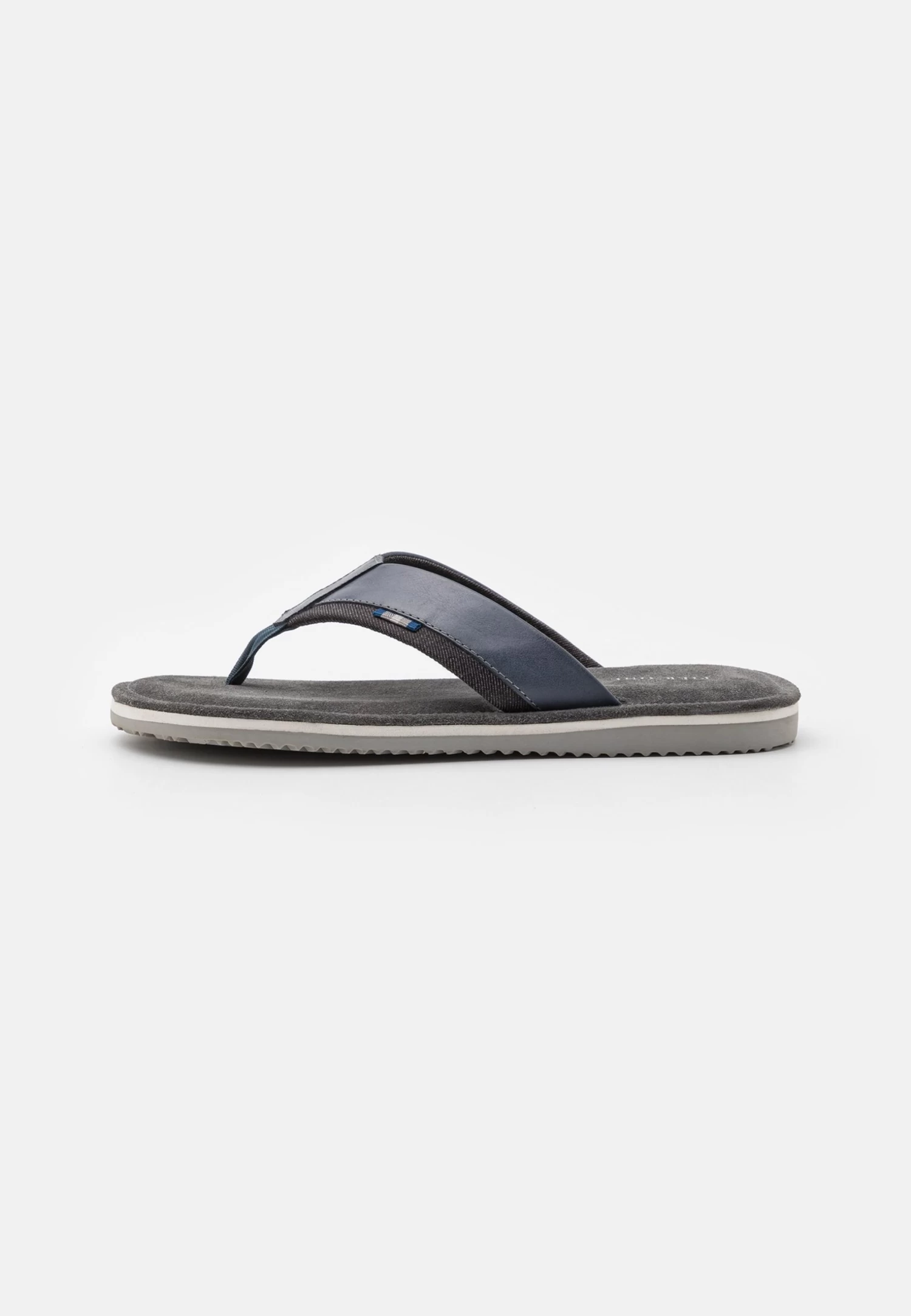 Pier One Leather - T-Bar Sandals - Blue 3 Pier One Leather - T-Bar Sandals - Blue