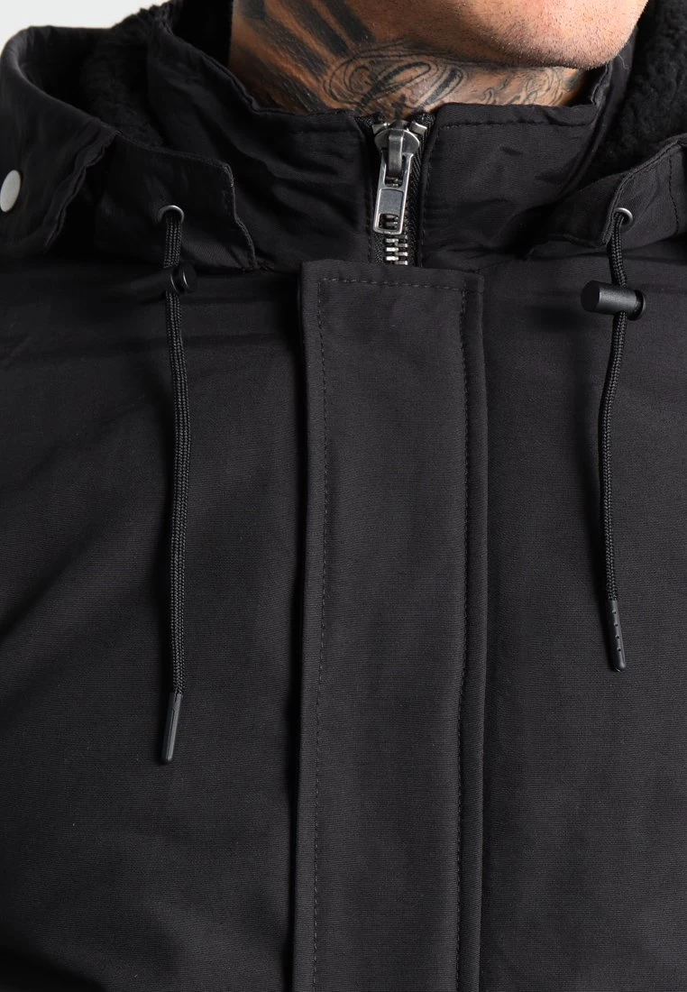 Pier One Winter Jacket - Black 6 Pier One Winter Jacket - Black - Image 4