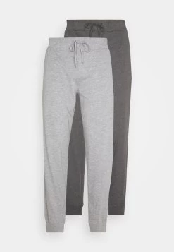 Pier One 2 Pack - Pyjama Bottoms - Mottled Dark Grey/Mottled Grey -Pier One 7438e3af94d84f41a7e5cef68ab55737