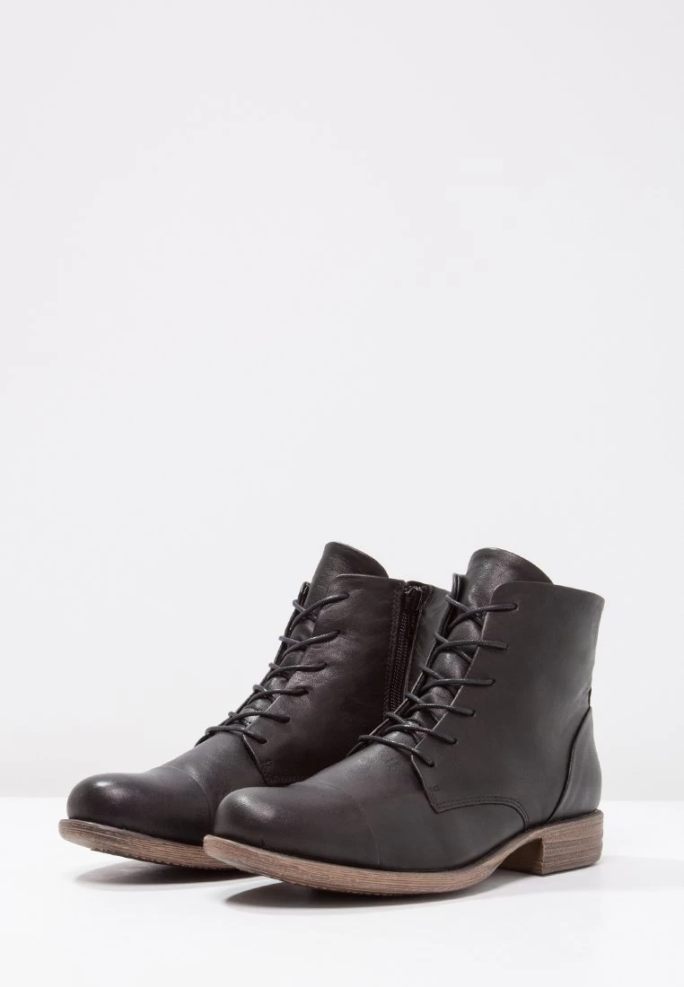 Pier One Lace-Up Ankle Boots - Black 6 Pier One Lace-Up Ankle Boots - Black - Image 4