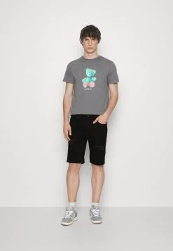 Pier One Unisex 2 Pack - Denim Shorts - Blue/Black Denim