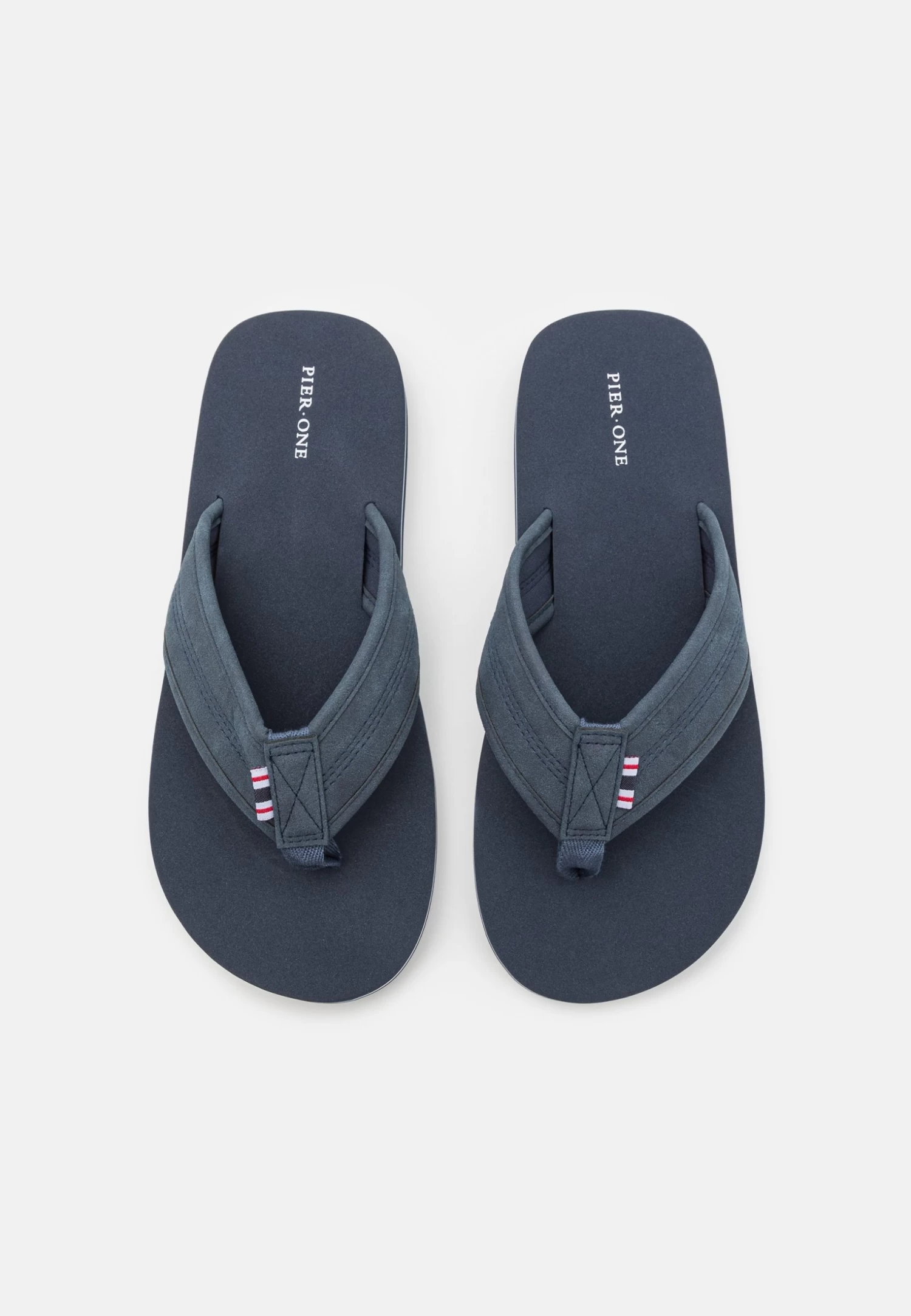 Pier One T-Bar Sandals - Dark Blue 6 Pier One T-Bar Sandals - Dark Blue - Image 4