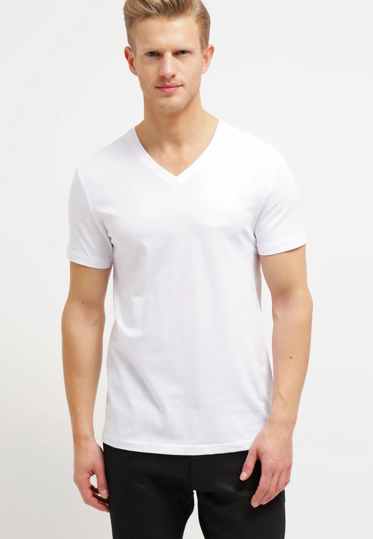 Pier One 2 Pack - Basic T-Shirt - White/Black 4 Pier One 2 Pack - Basic T-Shirt - White/Black - Image 2