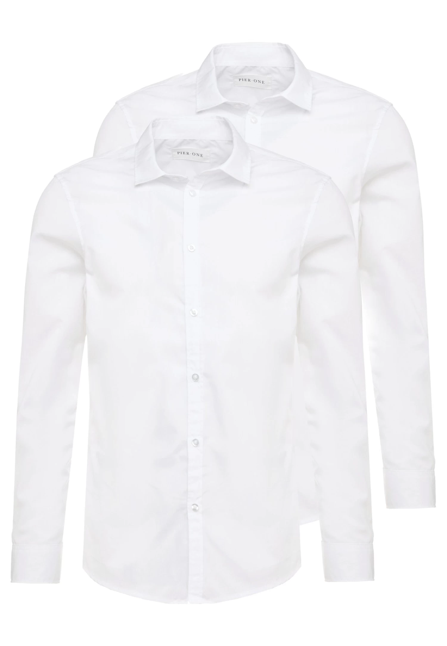 Pier One 2 Pack - Formal Shirt - White 7 Pier One 2 Pack - Formal Shirt - White - Image 5
