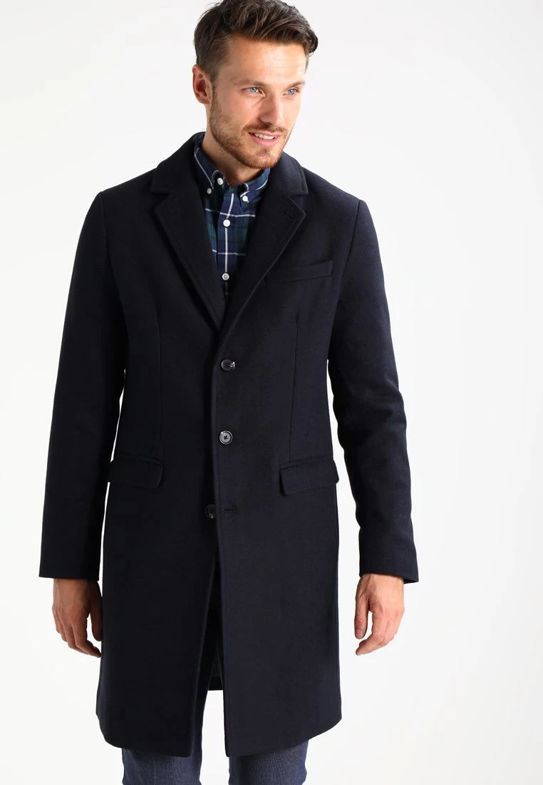Pier One Classic Coat - Navy 6 Pier One Classic Coat - Navy - Image 4