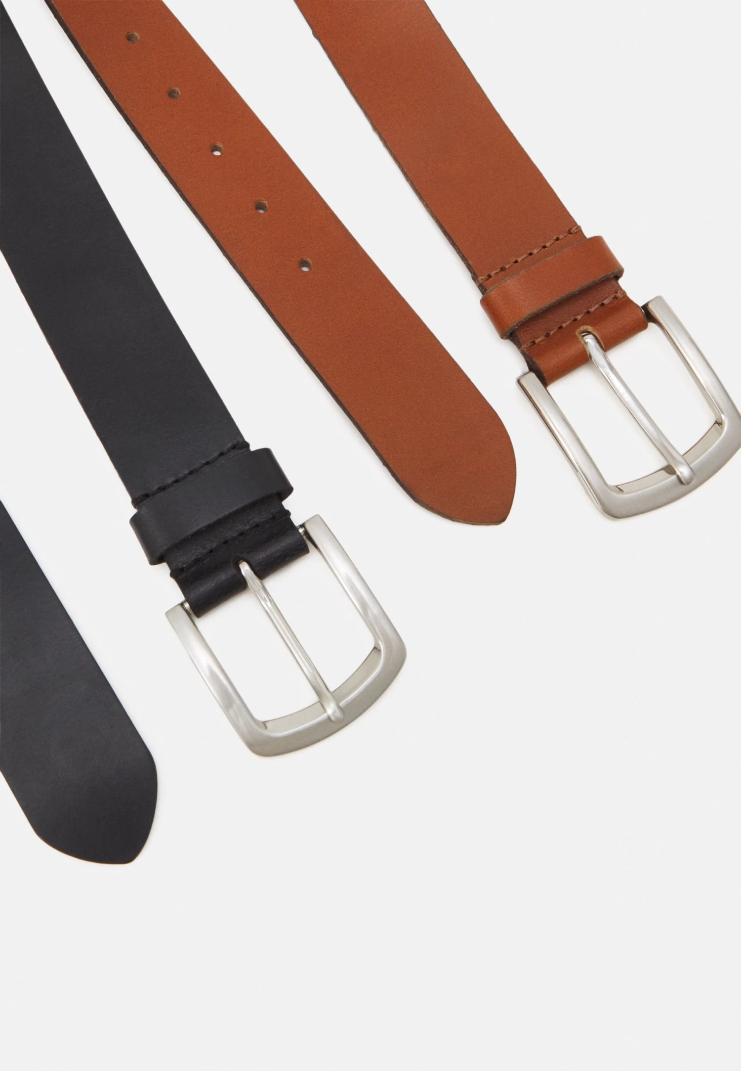 Pier One Leather 2 Pack - Belt - Cognac/Black 4 Pier One Leather 2 Pack - Belt - Cognac/Black - Image 2