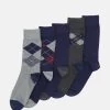 Pier One 5 Pack - Socks - Dark Blue 1 Pier One 5 Pack - Socks - Dark Blue -Pier One 844fbc0dae8c4973a80998a283e74c8b