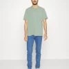 Pier One 5 Pack - Basic T-Shirt - Mint/Off-White/Khaki -Pier One 8661a902cd334840a9eebd6ef8902f31