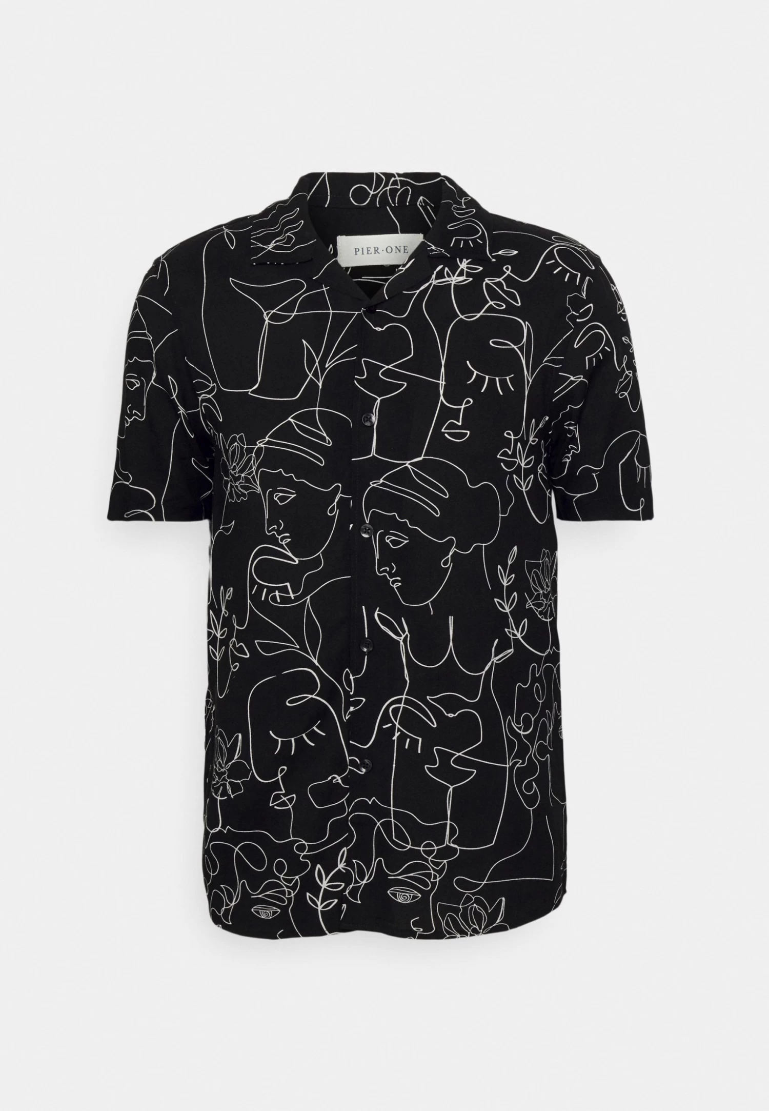 Pier One Resort Regular - Shirt - Black 7 Pier One Resort Regular - Shirt - Black - Image 5