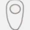 Pier One Set - Necklace - Silver-Coloured 1 Pier One Set - Necklace - Silver-Coloured -Pier One 8eba1aacd5d647b89ce454c1ac346139