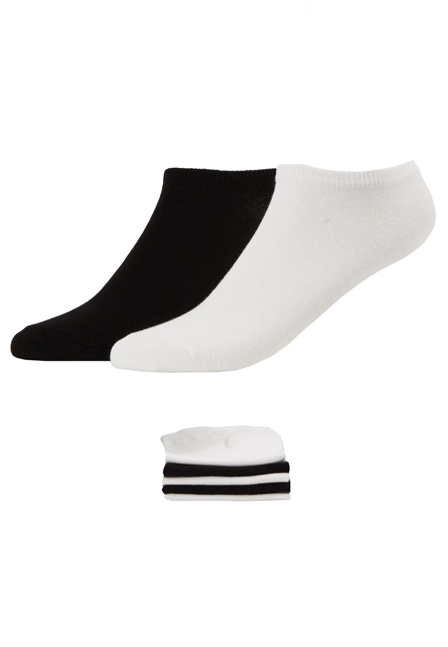 Pier One 7 Pack - Socks - White/Black 4 Pier One 7 Pack - Socks - White/Black - Image 2