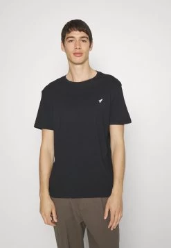 Pier One 5 Pack - Basic T-Shirt - Black/White/Dark Blue -Pier One 8efda8ef684d4c4b842c548c3a43e2cf