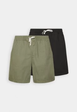 Pier One 2 Pack - Shorts - Olive/Black 12 Pier One 2 Pack - Shorts - Olive/Black -Pier One 8f4f659af78442c185d8dbca74fb1591