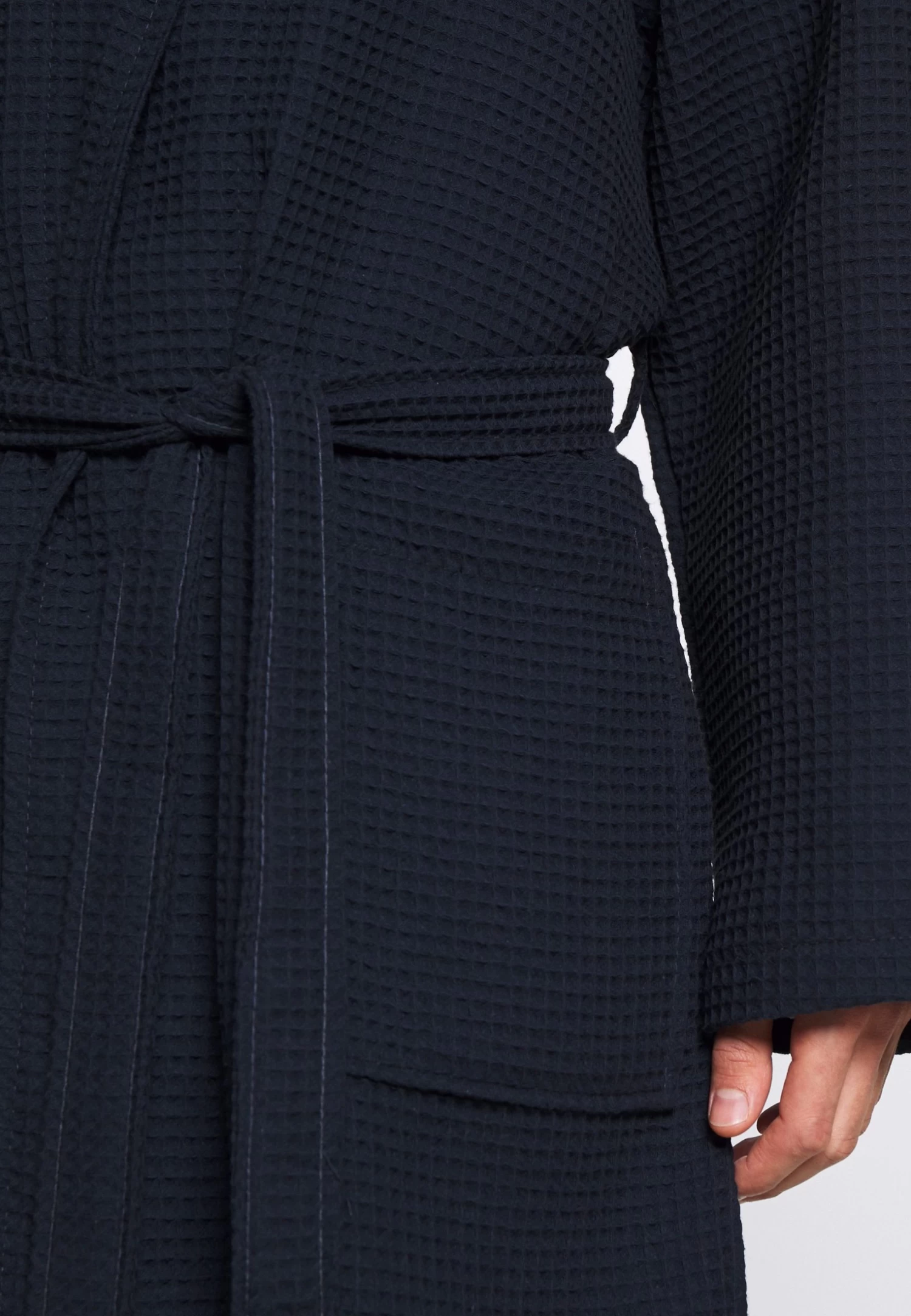 Pier One Dressing Gown - Dark Blue 7 Pier One Dressing Gown - Dark Blue - Image 5