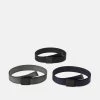 Pier One Unisex 3 Pack - Belt - Black/Dark Blue/Grey -Pier One 97ebfc2a701f40fe8dc847f28fcf30e1