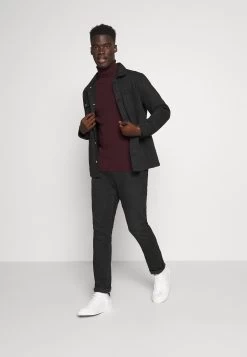 Pier One Muscle Fit Turtle - Jumper - Mottled Bordeaux -Pier One 986d5767f9c34112921f8a40cd6998a3