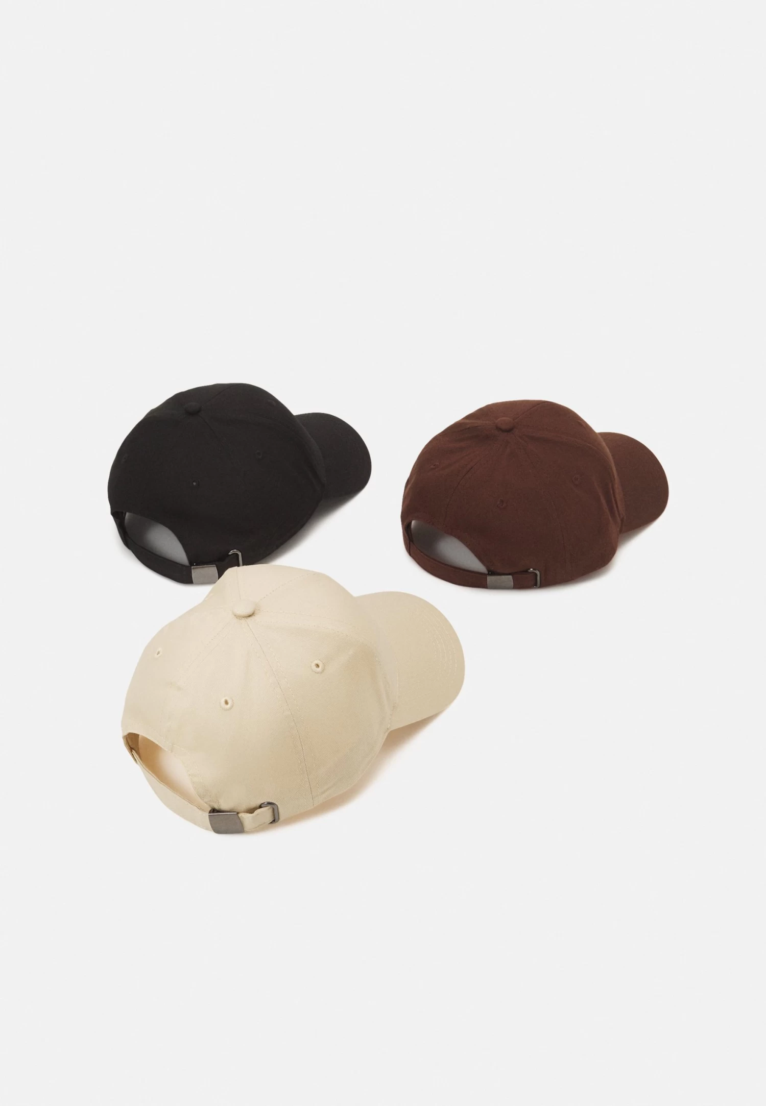 Pier One Unisex 3 Pack - Cap - Black/Dark Brown/Beige 4 Pier One Unisex 3 Pack - Cap - Black/Dark Brown/Beige - Image 2