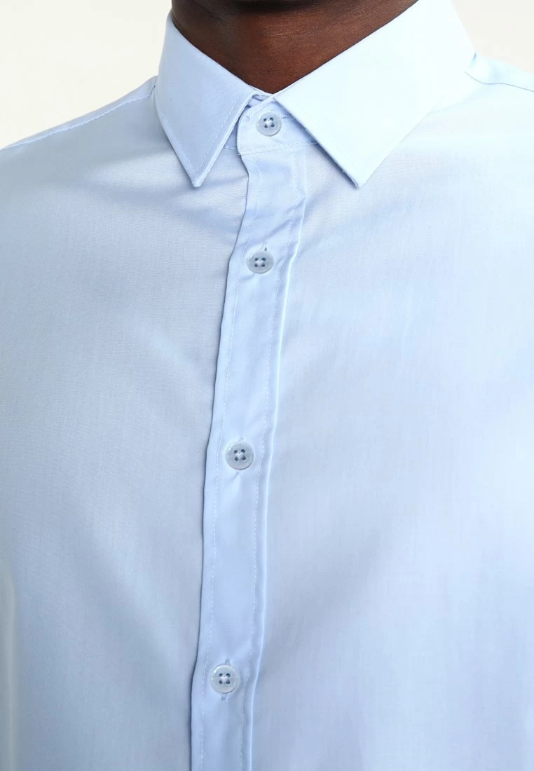 Pier One Shirt - Light Blue 6 Pier One Shirt - Light Blue - Image 4
