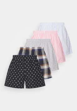 Pier One 5 Pack - Boxer Shorts - Blue/Dark Blue/Pink - -Pier One 9fb699084db745fb82f3afe419449e07