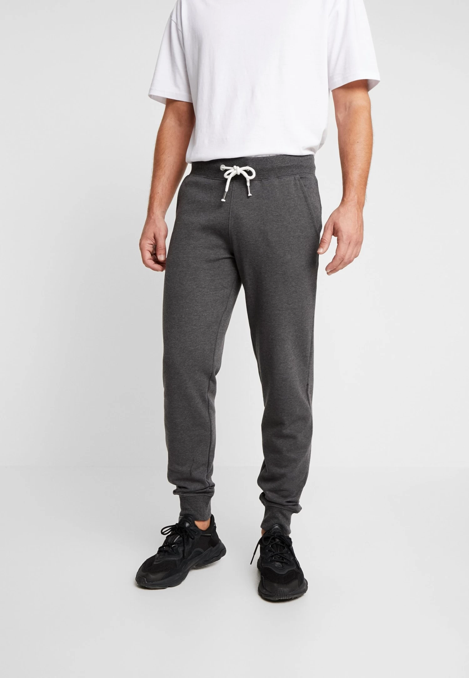 Pier One Tracksuit Bottoms - Mottled Dark Grey 3 Pier One Tracksuit Bottoms - Mottled Dark Grey