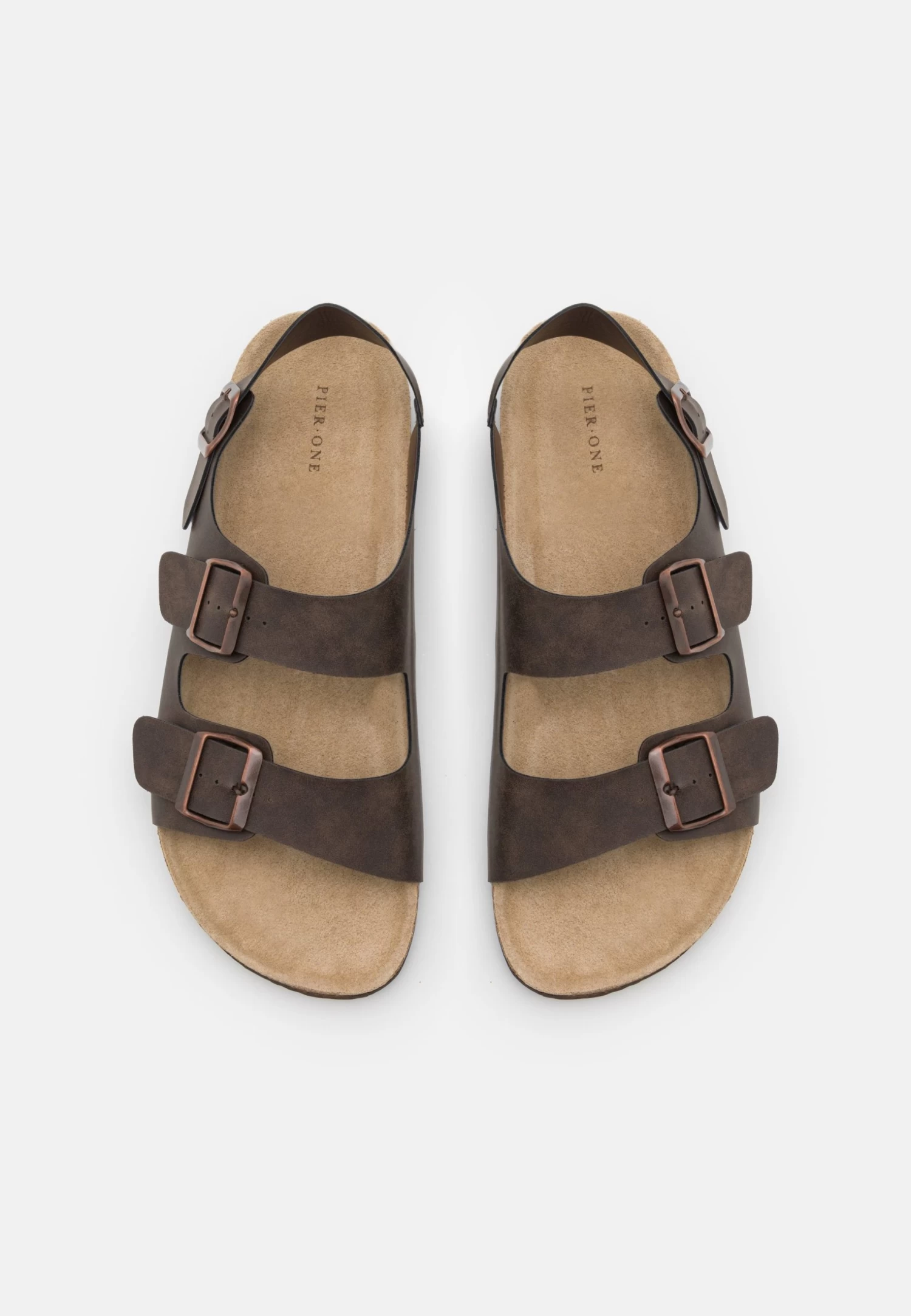 Pier One Unisex - Sandals - Dark Brown 6 Pier One Unisex - Sandals - Dark Brown - Image 4