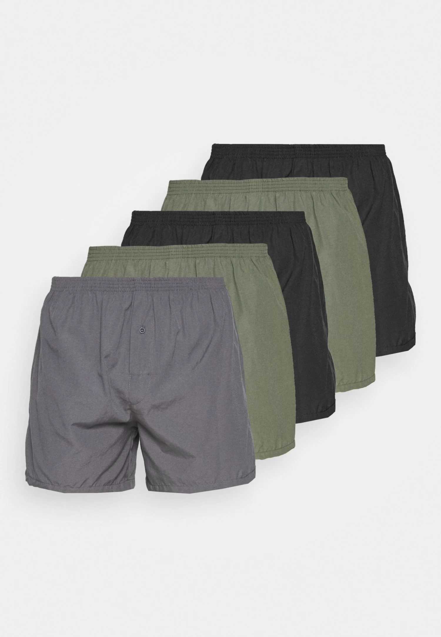 Pier One 5 Pack - Boxer Shorts - Black/Khaki/Dark Grey 7 Pier One 5 Pack - Boxer Shorts - Black/Khaki/Dark Grey - Image 5
