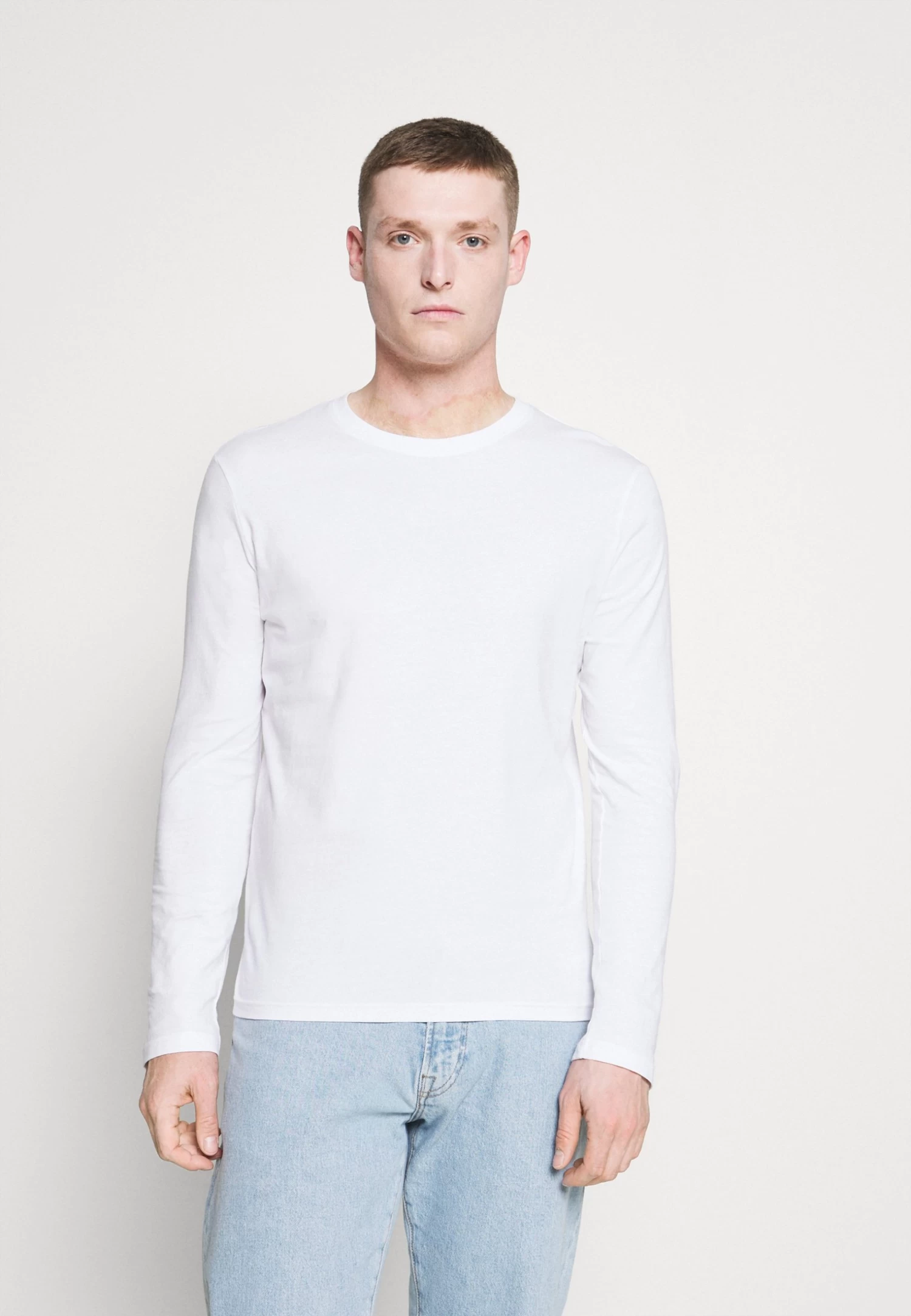 Pier One 5 Pack - Long Sleeved Top - White/Dark Blu/Grey 4 Pier One 5 Pack - Long Sleeved Top - White/Dark Blu/Grey - Image 2