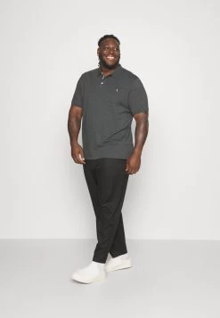 Pier One Tricolore Trim- Polo Shirt - Dark Grey -Pier One abb788dab563443bb52cf119c71bf125