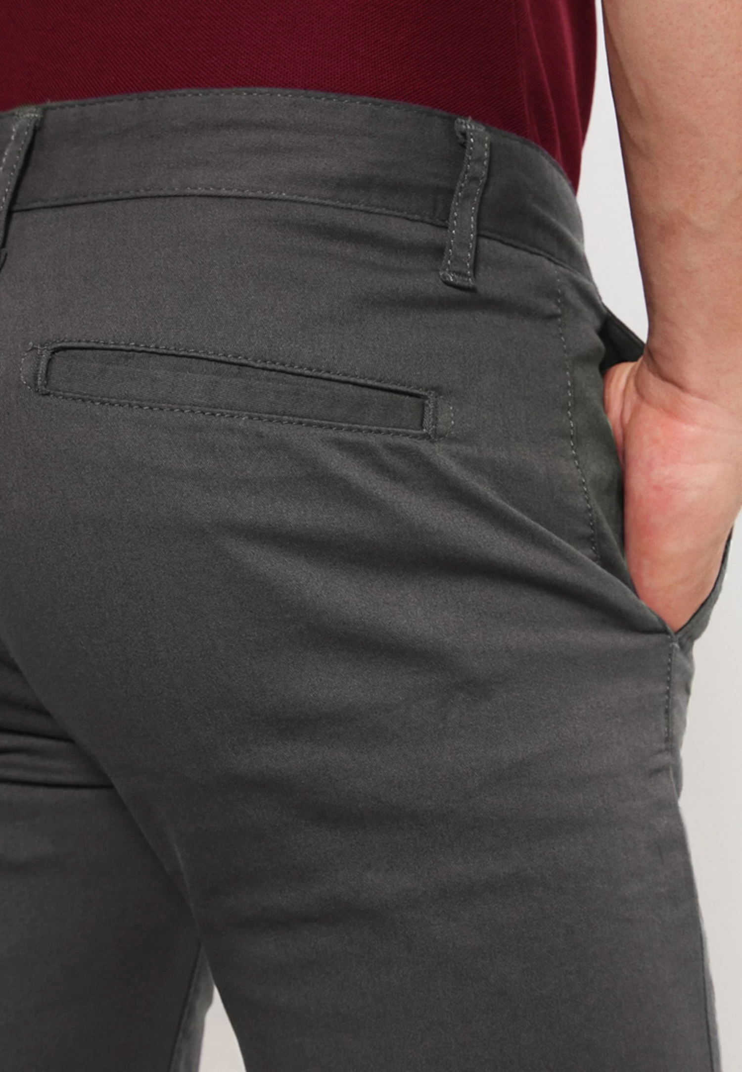 Pier One Chinos - Dark Grey 7 Pier One Chinos - Dark Grey - Image 5