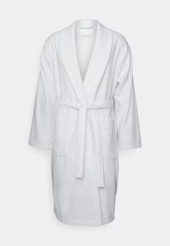 Pier One Shawl Towel Bathrobe - Dressing Gown - White -Pier One ae61951bd55140ac9d167b819a7964f5