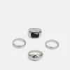 Pier One 4 Pack - Ring - Silver-Coloured -Pier One aeadc63877f447f29230d35189ec1dd8