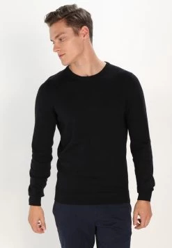 Pier One Basic Crewneck - Jumper - Black